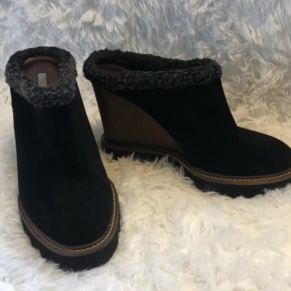 BCBGeneration Size 9 Nerissa Wedge Mules Black - Picture 8 of 11